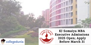 KJ Somaiya MBA Executive Admissions 2025 Open; Apply Before March 31